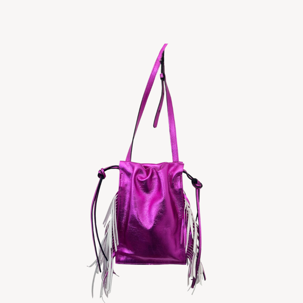 Ania Tiny Rosa Metálica Flecos