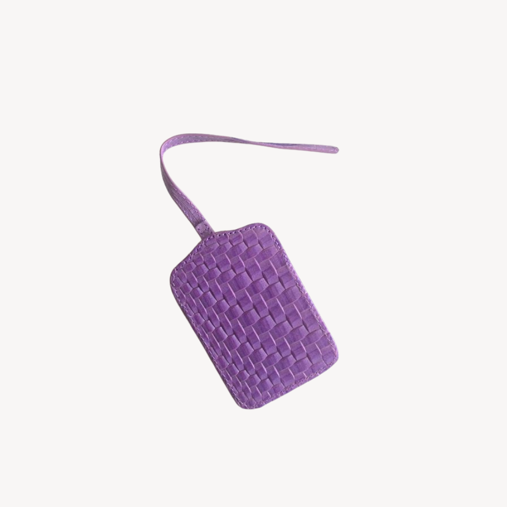 Tags Maleta Morado Calado