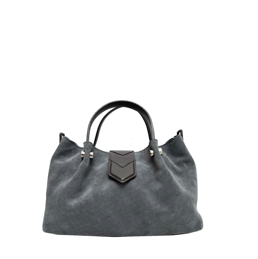 Uma Chica Gamuza Gris