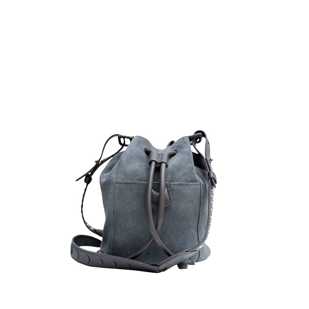 Romina Mini Gamuza Gris