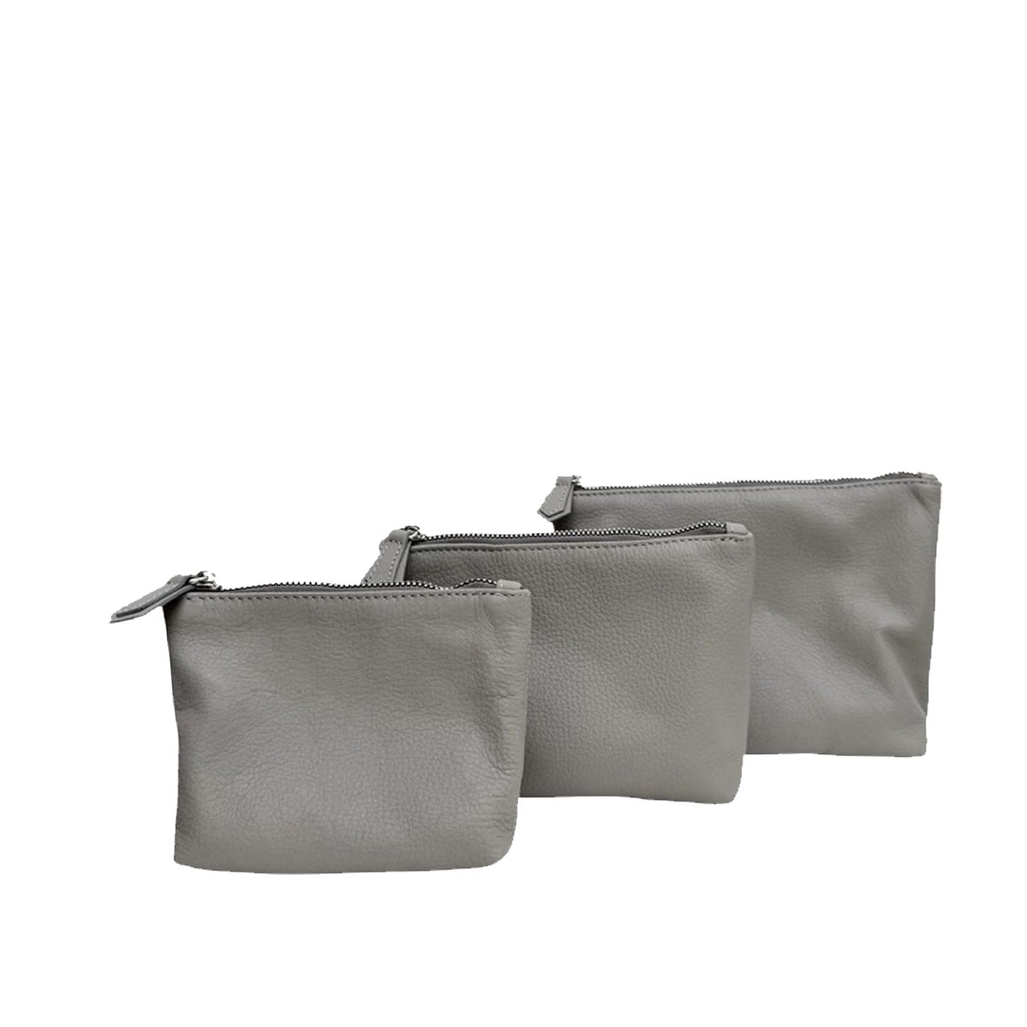 Set de 3 Cosmetiqueras Gris