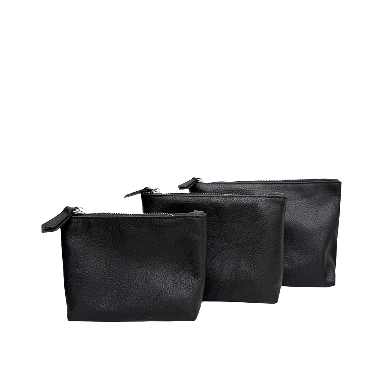 Set de 3 Cosmetiqueras Negra