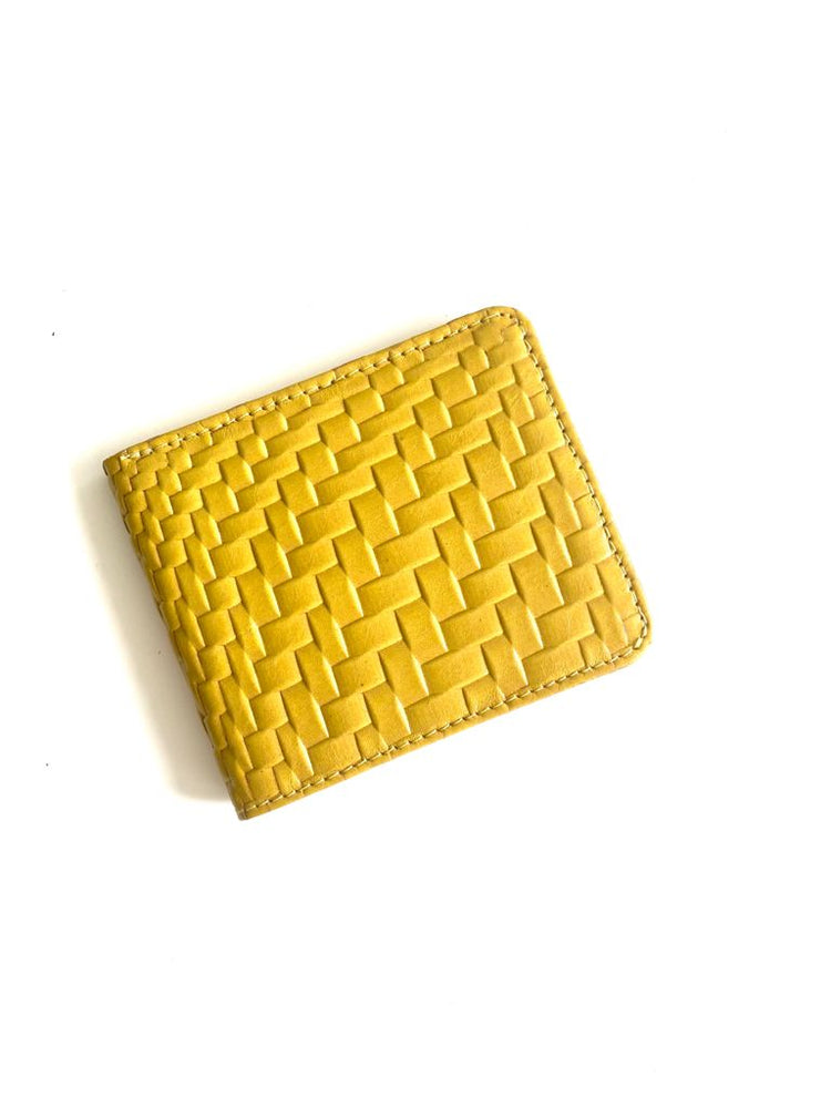 Cartera Trenzada Grande Amarilla