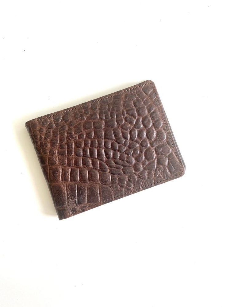 Cartera Croco Grande Café