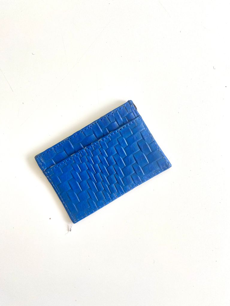 Tarjetero Azul
